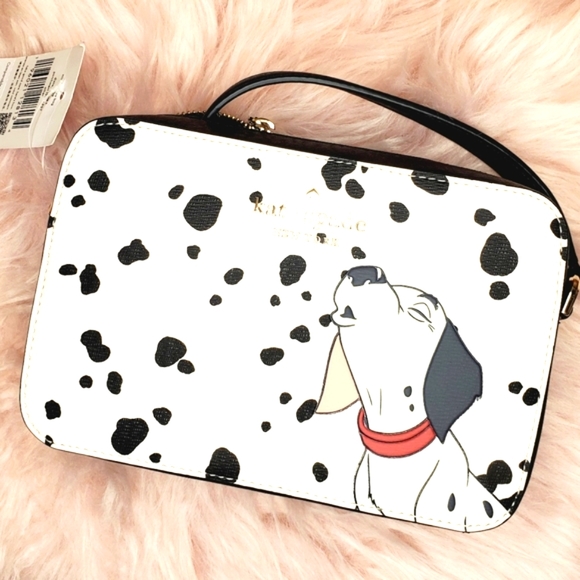NWT KATE SPADE  X DISNEY 101 DALMATIANS MINI CAMERA / CROSSBODY K8239 BAG - Picture 1 of 7